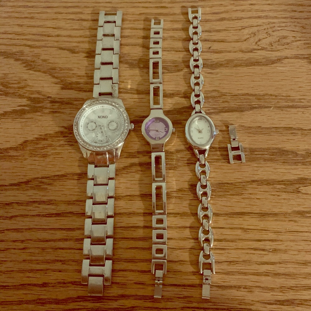 Silver Watch Bundle, Like-New!